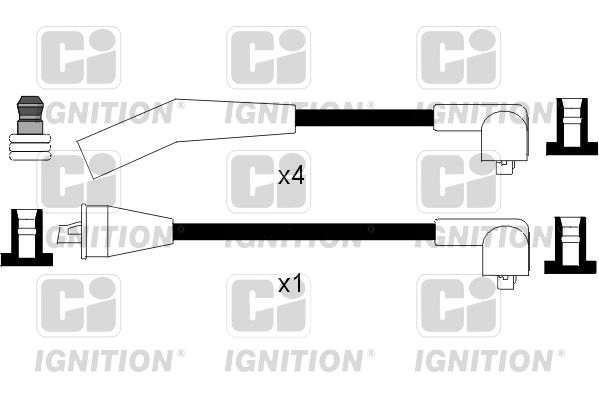 QUINTON HAZELL Sytytysjohtosarja XC1022